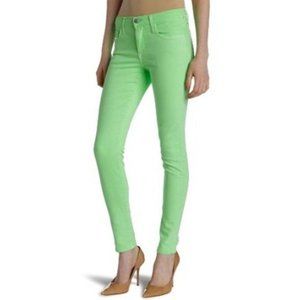 $140 JOE'S JEANS Gecko Green THE SKINNY Denim JEANS Slim Fit ( 26 )